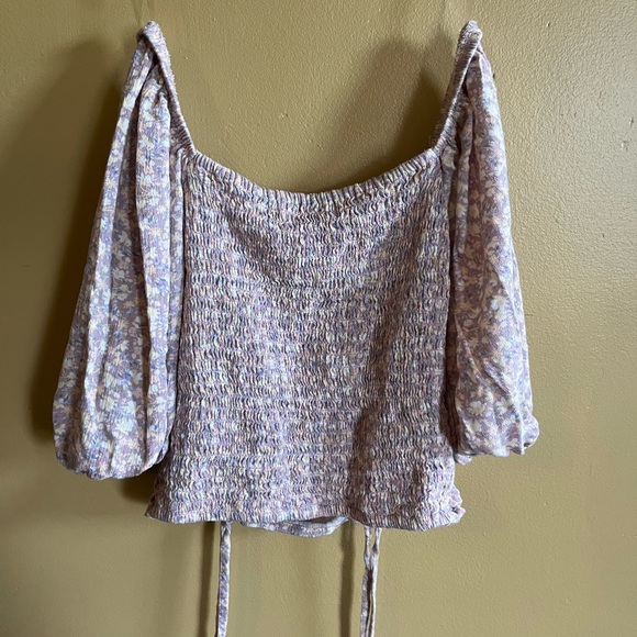 SO Off Shoulder Floral Top - Picture 5 of 5
